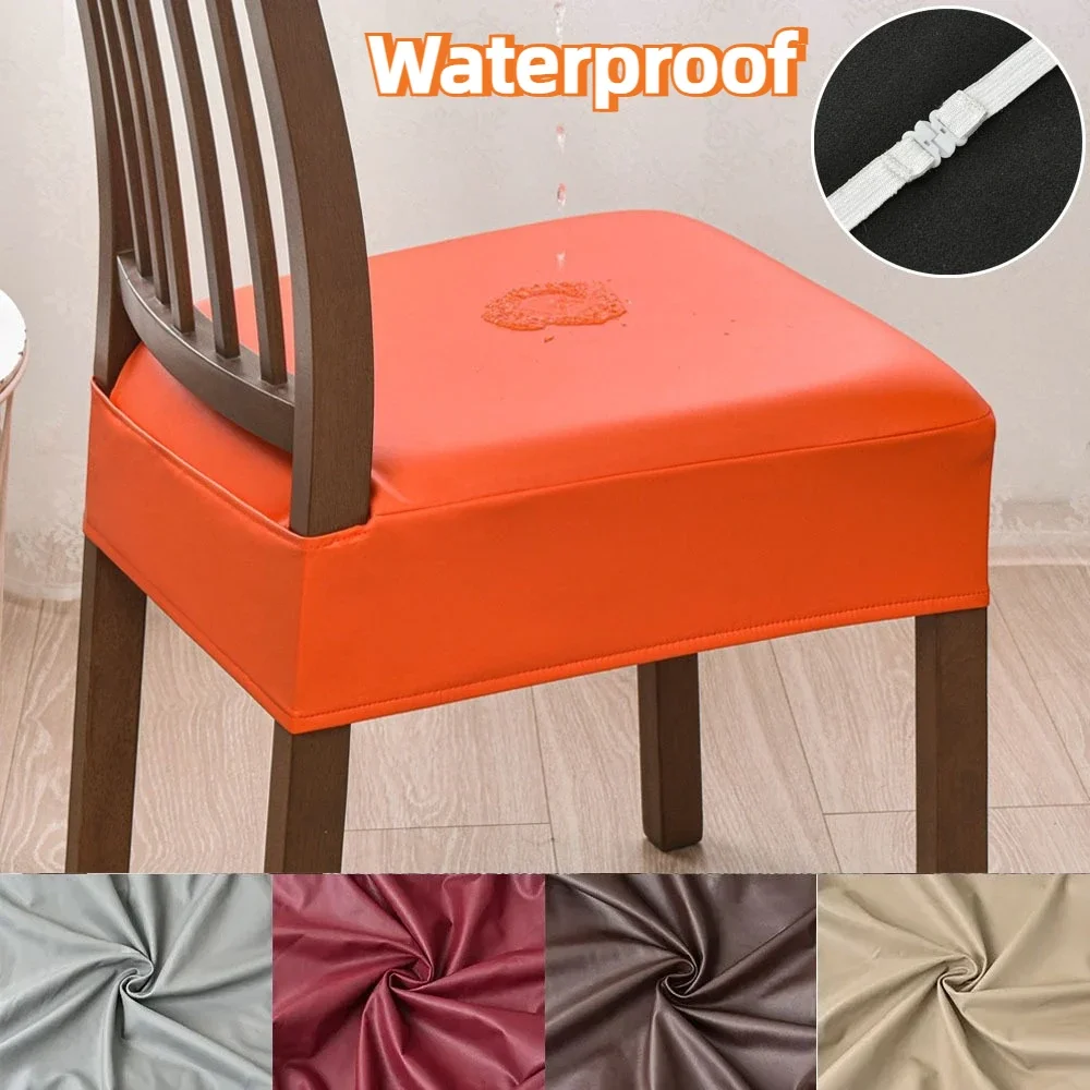 1PC WaterProof Chair Cushion Covers PU Leather Square Seat Elastic Stool Covers Durable Dust-proof Cushion Cover for Home Hotel
1PC WaterProof Chair Cushion Covers PU Leather Square Seat Elastic Stool Covers Durable Dust-proof Cushion Cover for Home Hotel