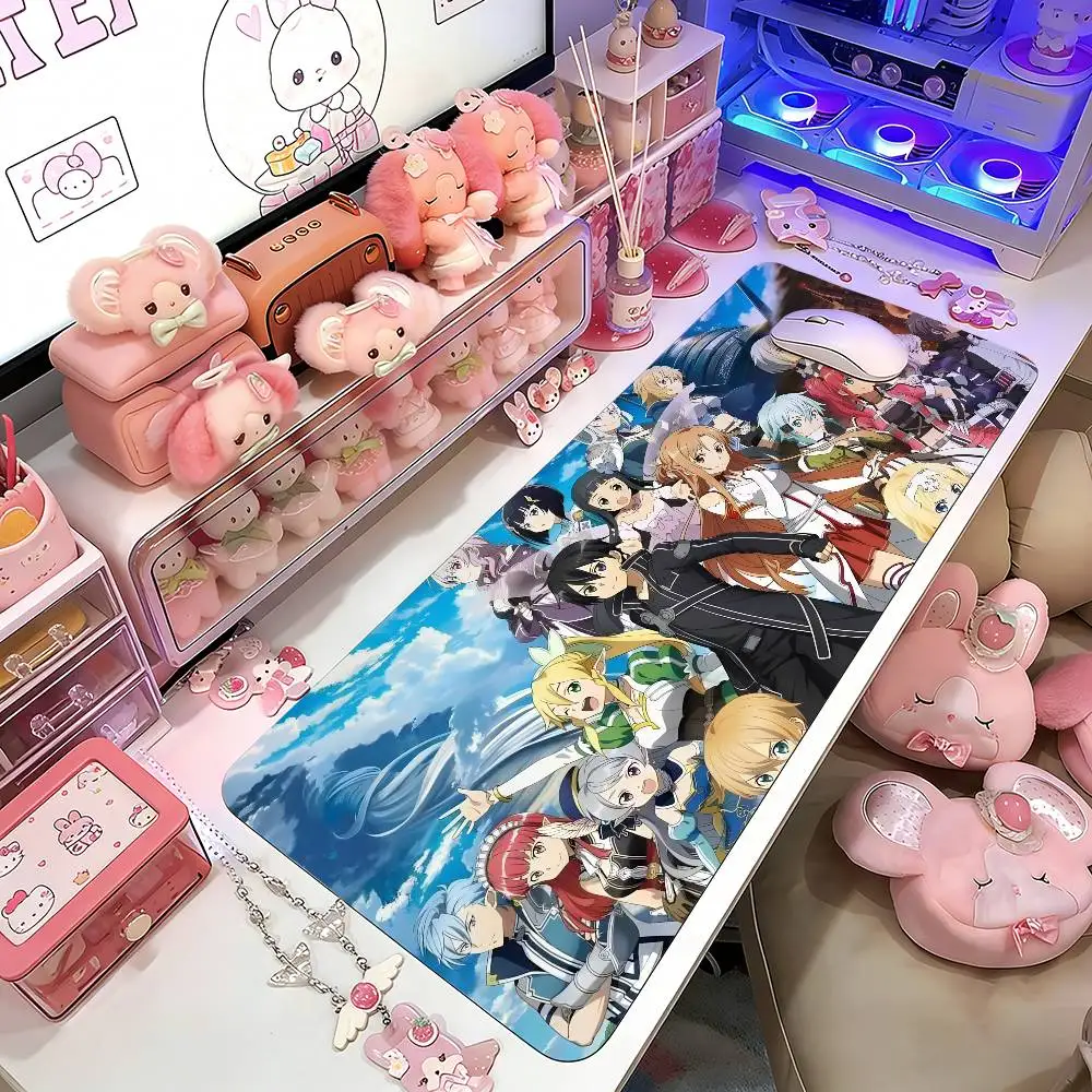 S-Sword Art O-Online Mouse Pad Gaming Deskmat Sakura Mousepad Anime Office Carpet Gamer Keyboard Computer Desks
S-Sword Art O-Online Mouse Pad Gaming Deskmat Sakura Mousepad Anime Office Carpet Gamer Keyboard Computer Desks