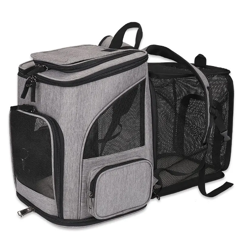 Pet Strap Backpack Expandable Breathable Portable Fashion Pet Outing Bag with Zipper Seal, Suitable for Cats and Dogs
Pet Strap Backpack Expandable Breathable Portable Fashion Pet Outing Bag with Zipper Seal, Suitable for Cats and Dogs
