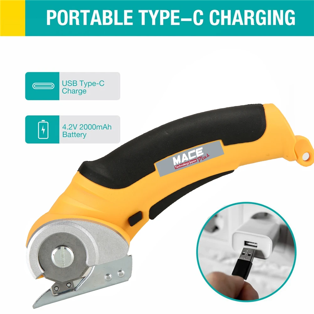 Rechargeable Electric Scissors Cordless Cutting Tool for PVC Leather Carpet Crafts Sewing with USB Cable
Rechargeable Electric Scissors Cordless Cutting Tool for PVC Leather Carpet Crafts Sewing with USB Cable