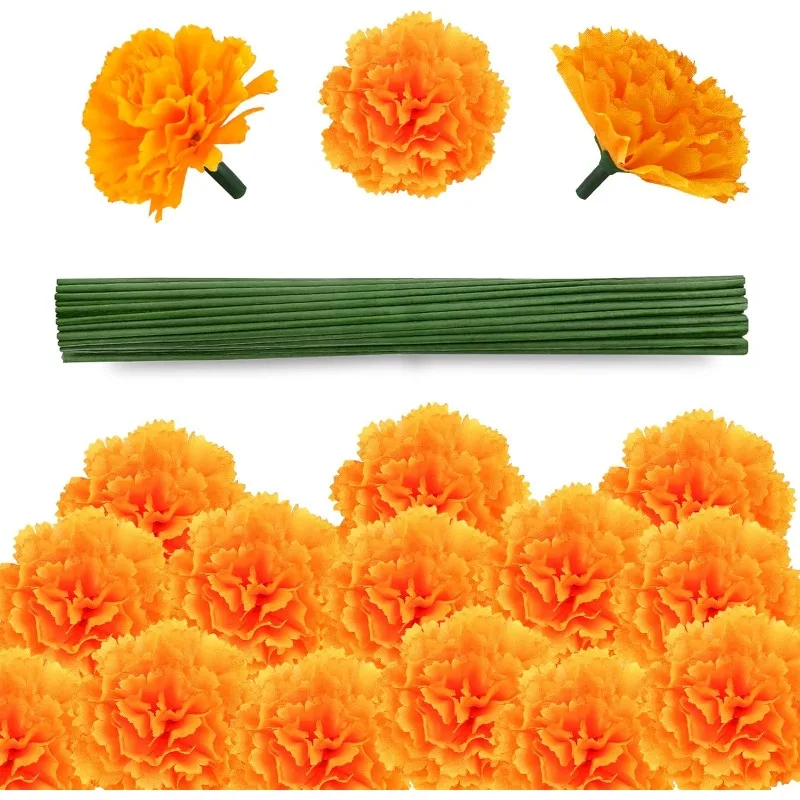 80 шт. искусственные цветы бархатцев, 2 дюйма шелковые головки цветов бархатцев с стеблом, искусственные оранжевые цветы для декора Дивали,
80 шт. искусственные цветы бархатцев, 2 дюйма шелковые головки цветов бархатцев с стеблом, искусственные оранжевые цветы для декора Дивали,