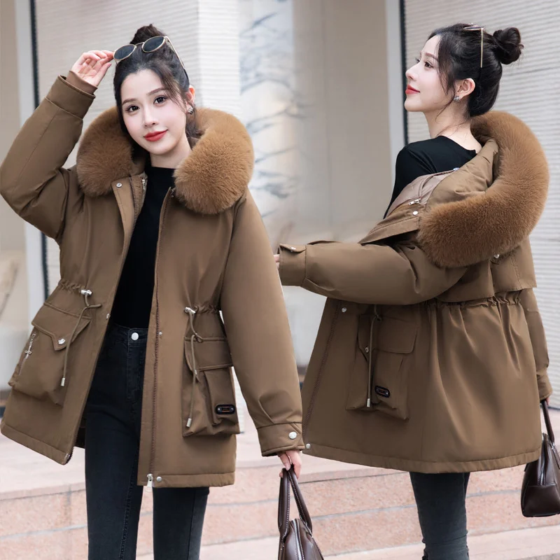 Зимняя женская парка в европейском стиле с воротником, японская, с диагональным поясом, на пуху и хлопковом наполнителе, ветрозащитная, приталенная, трендовая
Зимняя женская парка в европейском стиле с воротником, японская, с диагональным поясом, на пуху и хлопковом наполнителе, ветрозащитная, приталенная, трендовая