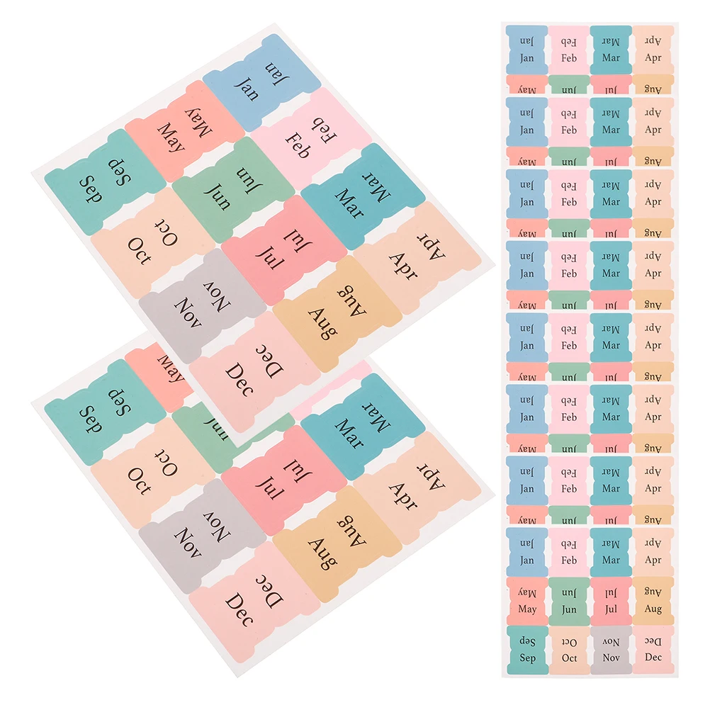 15 Pcs Month Index Labels Colorful Planner Stickers Calendar Tabs for Study Work Bookmarks Sticky Page Markers
15 Pcs Month Index Labels Colorful Planner Stickers Calendar Tabs for Study Work Bookmarks Sticky Page Markers
