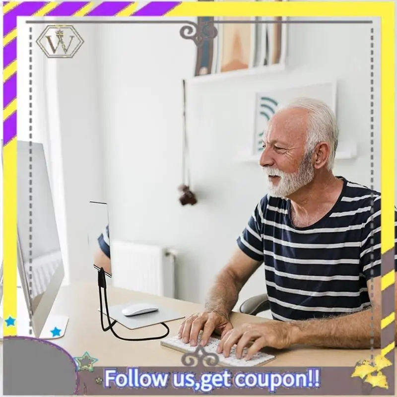 New Hands Free Magnifying Glass For Reading, 5X Reading Page Magnifier For Books Sewing Repair For Low Vision Elderly
New Hands Free Magnifying Glass For Reading, 5X Reading Page Magnifier For Books Sewing Repair For Low Vision Elderly