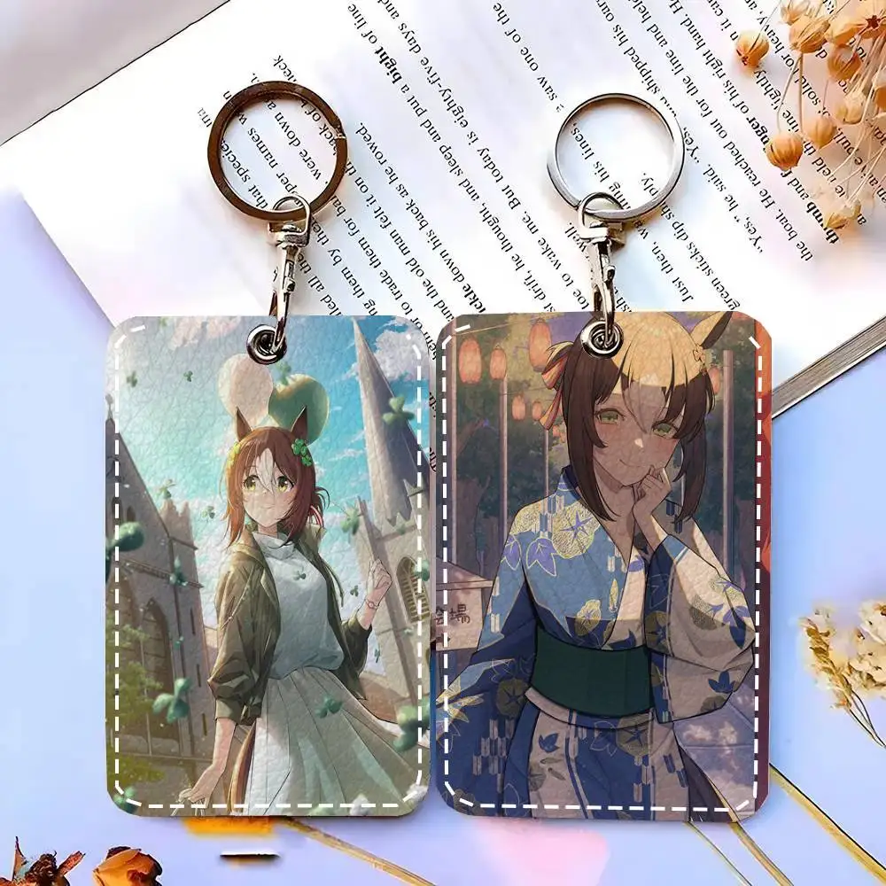 Fine Motion U-UmaMusume Anime Card Case Keychain Access Card Bag Key Tag Ring Leather Card Holder Key Ring Access
Fine Motion U-UmaMusume Anime Card Case Keychain Access Card Bag Key Tag Ring Leather Card Holder Key Ring Access