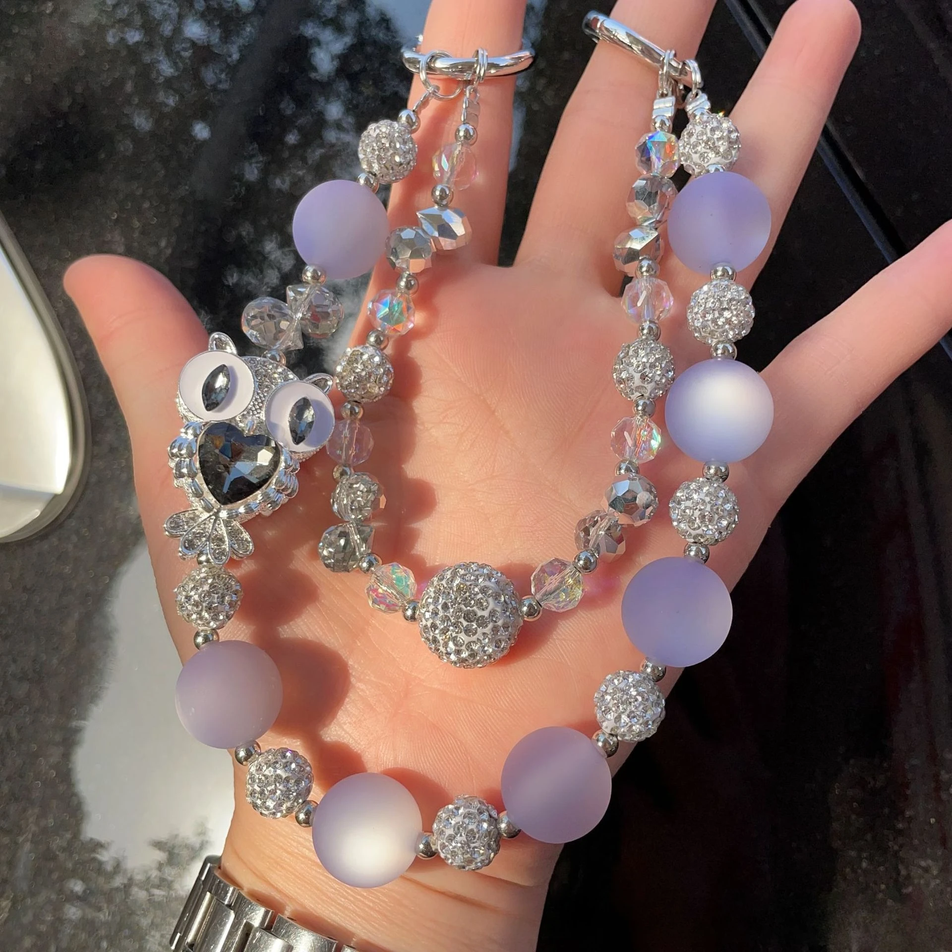 Fashion Owl Shaped Beaded Phone Charm Pendant Anti-Loss Wrist Strap Chain for Mobile Phone, Bag and Keychain
Fashion Owl Shaped Beaded Phone Charm Pendant Anti-Loss Wrist Strap Chain for Mobile Phone, Bag and Keychain