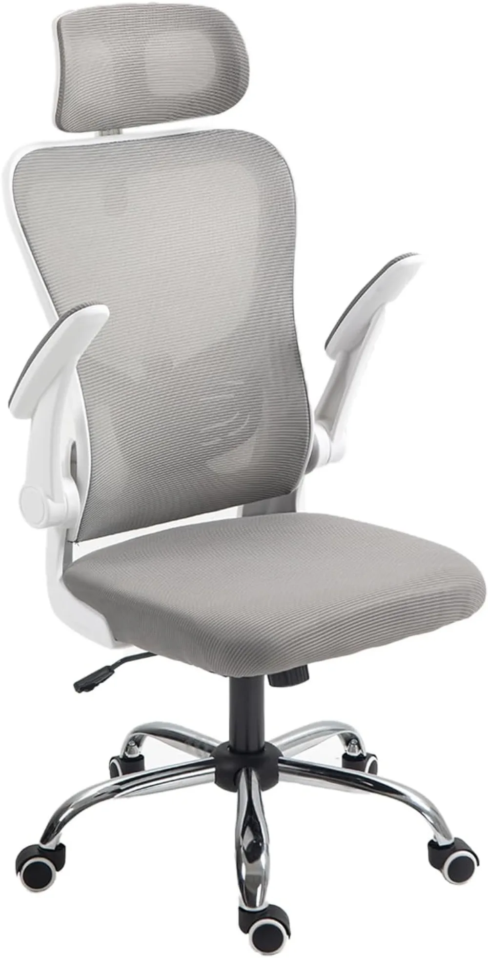 Panana Ergonomic Office Chair High Back Mesh Back Adjustable Headrest Flip-up Padded Armrest Swivel Rolling Desk Chair (Grey)
Panana Ergonomic Office Chair High Back Mesh Back Adjustable Headrest Flip-up Padded Armrest Swivel Rolling Desk Chair (Grey)