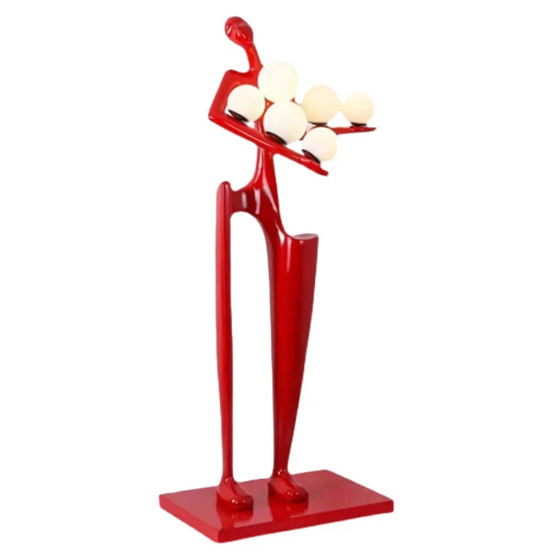 New welcome character, post-modern floor lamp, human body sculpture, creative exhibition hall with lamp, art hotel lobby ornamen
New welcome character, post-modern floor lamp, human body sculpture, creative exhibition hall with lamp, art hotel lobby ornamen