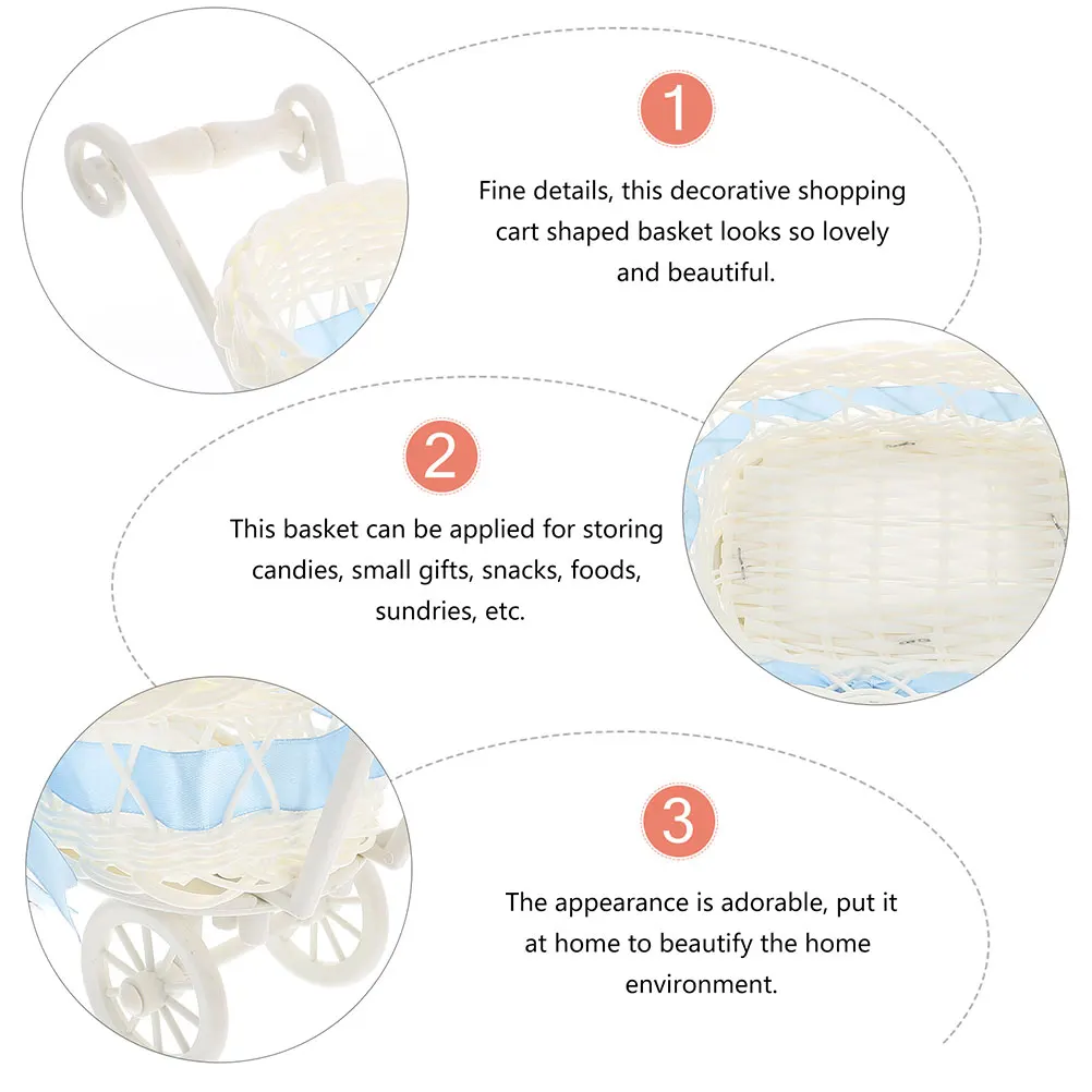 2pcs Imitation Rattan Baby Stroller Baskets Storage Home Decor Party Favors Wedding Gifts Cute Basket Solutions
2pcs Imitation Rattan Baby Stroller Baskets Storage Home Decor Party Favors Wedding Gifts Cute Basket Solutions