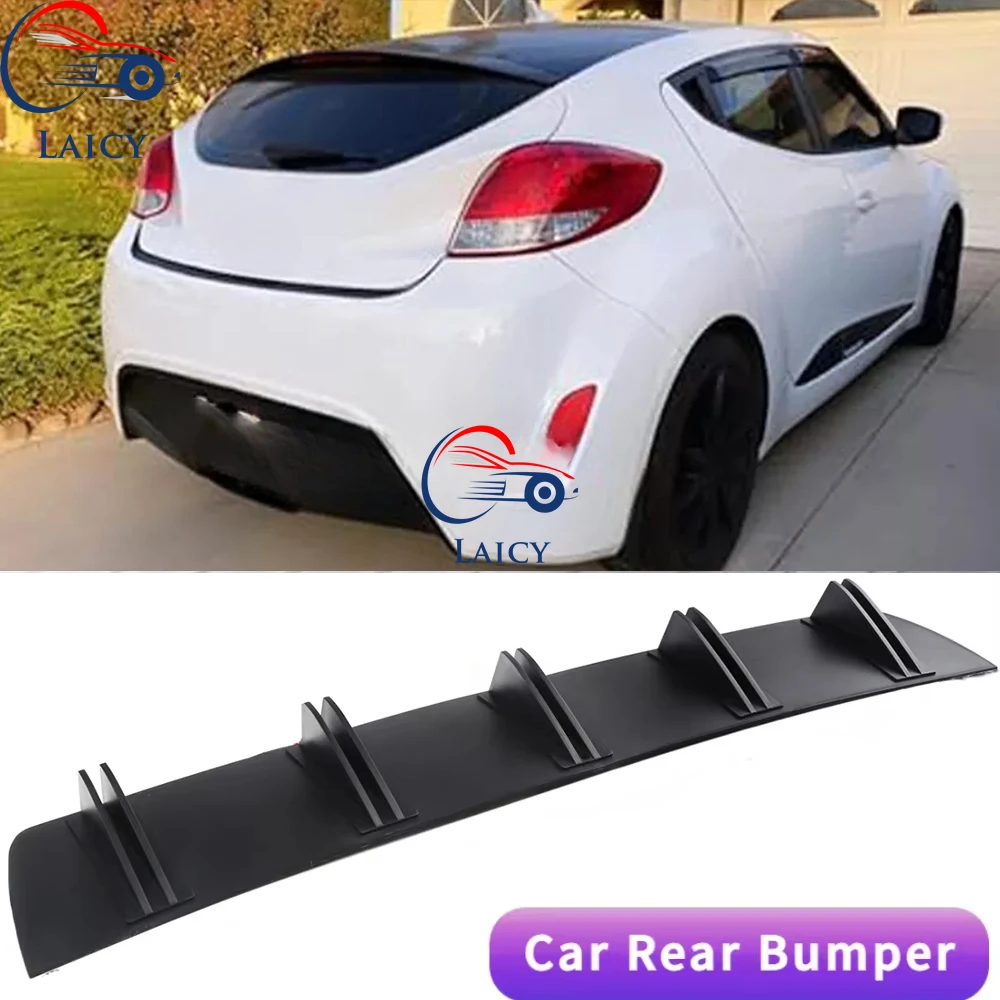 LAICY For Veloster 2012-2021 Car Rear Diffuser Shark Fins Bumper Splitter Chin Spoiler Lip Black Shunt Rear Bumper Lip
LAICY For Veloster 2012-2021 Car Rear Diffuser Shark Fins Bumper Splitter Chin Spoiler Lip Black Shunt Rear Bumper Lip