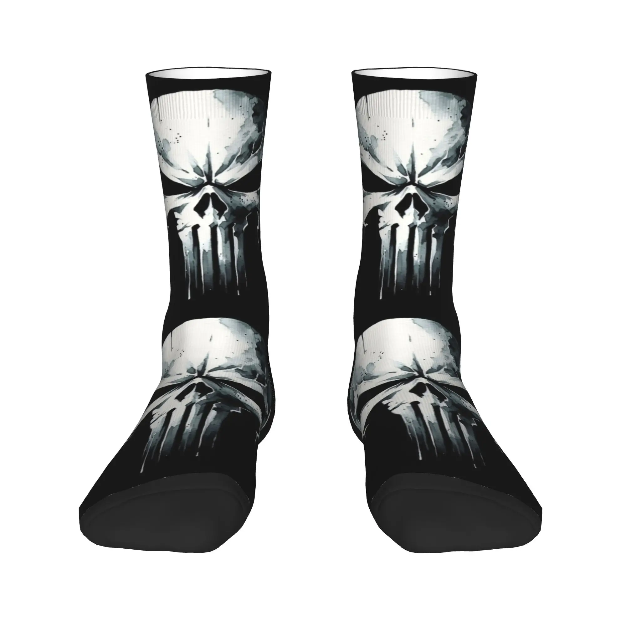 Cool Print Vintage Skeleton Punishers Skull Socks for Men Women Stretchy Summer Autumn Winter Crew Socks
Cool Print Vintage Skeleton Punishers Skull Socks for Men Women Stretchy Summer Autumn Winter Crew Socks