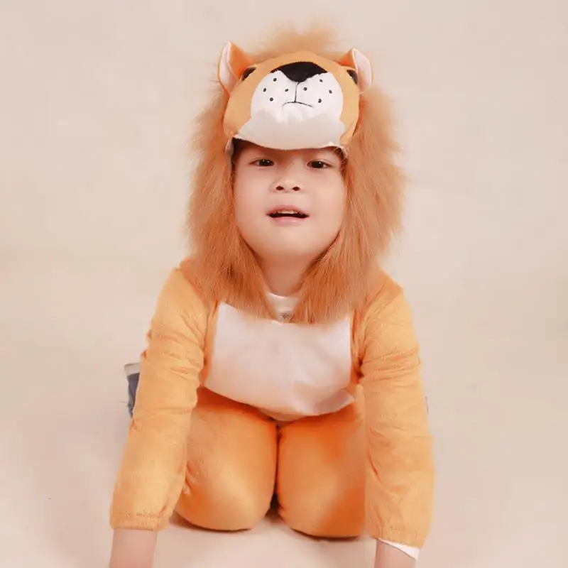 Children's Animal Costume Long Hair Lion Outfit Halloween Performance Clothes Nursery Show Costume
Children's Animal Costume Long Hair Lion Outfit Halloween Performance Clothes Nursery Show Costume