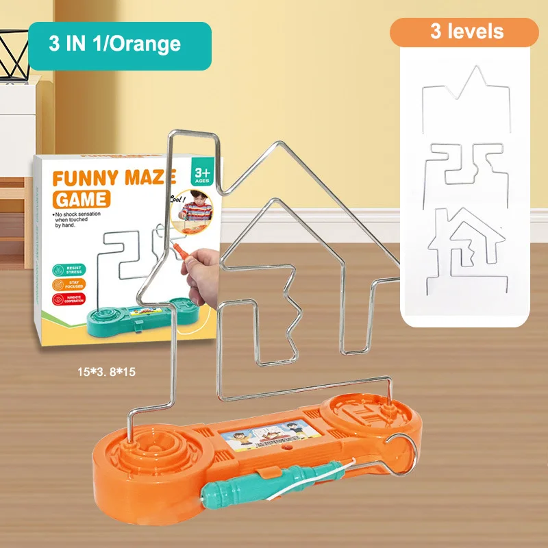 3 IN 1 Children's Attention Training Electric Collision Maze Toy Science Experiment Children's Educational Toys Learning Props
3 IN 1 Children's Attention Training Electric Collision Maze Toy Science Experiment Children's Educational Toys Learning Props