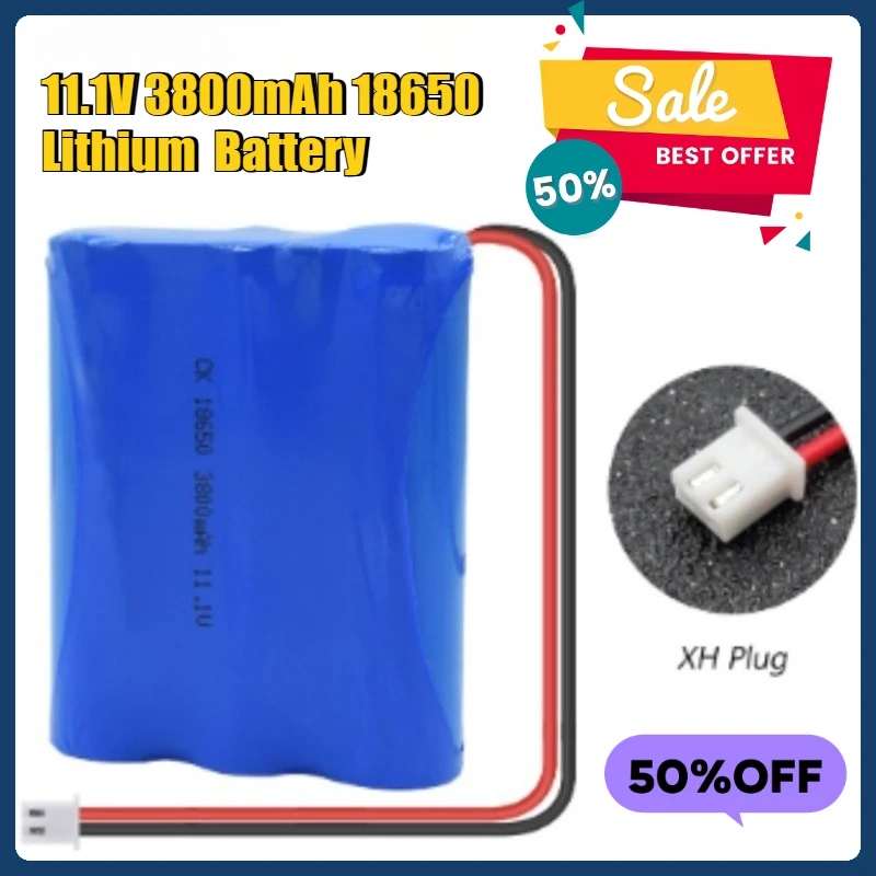 11.1V 3800mAh 18650 Lithium Photo Battery Lithium-ion Battery Pack for Closed-circuit Television Camera
11.1V 3800mAh 18650 Lithium Photo Battery Lithium-ion Battery Pack for Closed-circuit Television Camera