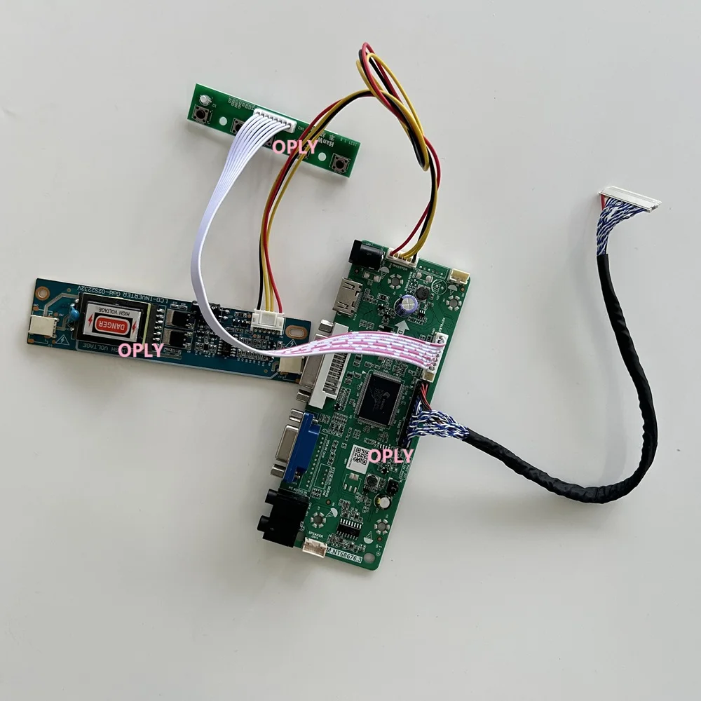 M.NT68676 Плата контроллера HDMI-совместимая VGA DVI для LM171W02-TLB2 1440X900 17-дюймовая ЖК-панель Экран монитора DIY дисплей
M.NT68676 Плата контроллера HDMI-совместимая VGA DVI для LM171W02-TLB2 1440X900 17-дюймовая ЖК-панель Экран монитора DIY дисплей