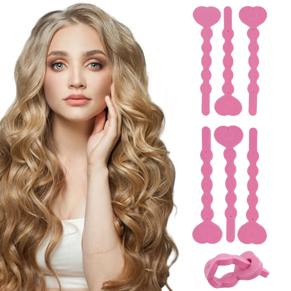 Pink 6Pcs/Pack Sponge Curler Hair Rollers Soft Foam Sponge Hair Curlers Tools Strip Salon Hair Style Tools For Short Long Hair
Pink 6Pcs/Pack Sponge Curler Hair Rollers Soft Foam Sponge Hair Curlers Tools Strip Salon Hair Style Tools For Short Long Hair
