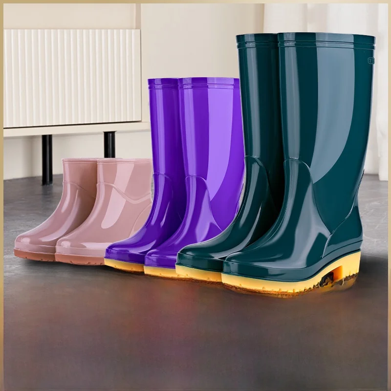 Low-Heeled Spring Summer Women's Special Rain Boots Waterproof Non-Slip Kitchen PVC High-Tube Rain Boots Female Model
Low-Heeled Spring Summer Women's Special Rain Boots Waterproof Non-Slip Kitchen PVC High-Tube Rain Boots Female Model