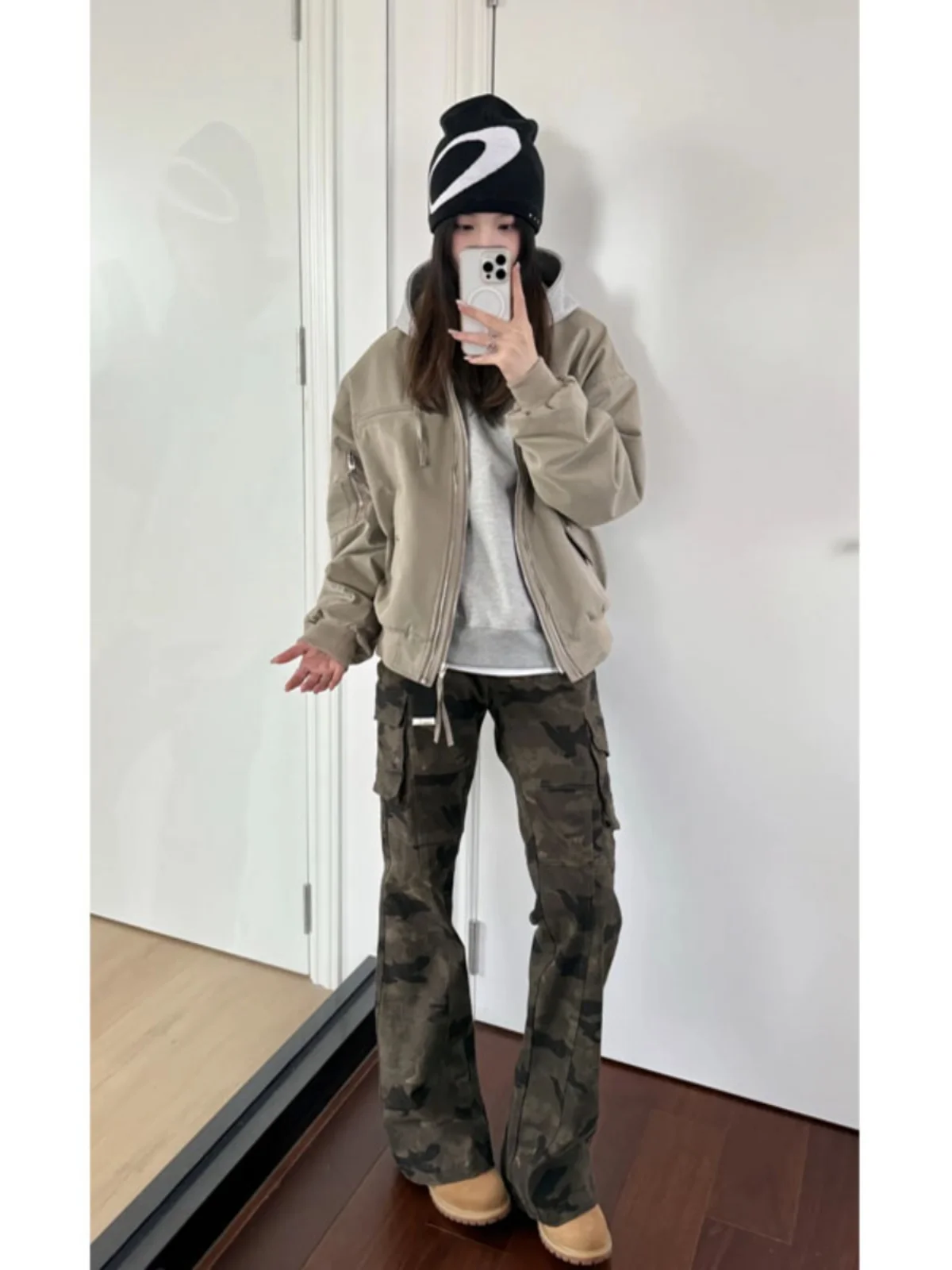 Retro American Camouflage Work Pants Men's Waed Patchwork Jeans Straight Leg Bell Bot Trendy Youth ular Denim
Retro American Camouflage Work Pants Men's Waed Patchwork Jeans Straight Leg Bell Bot Trendy Youth ular Denim