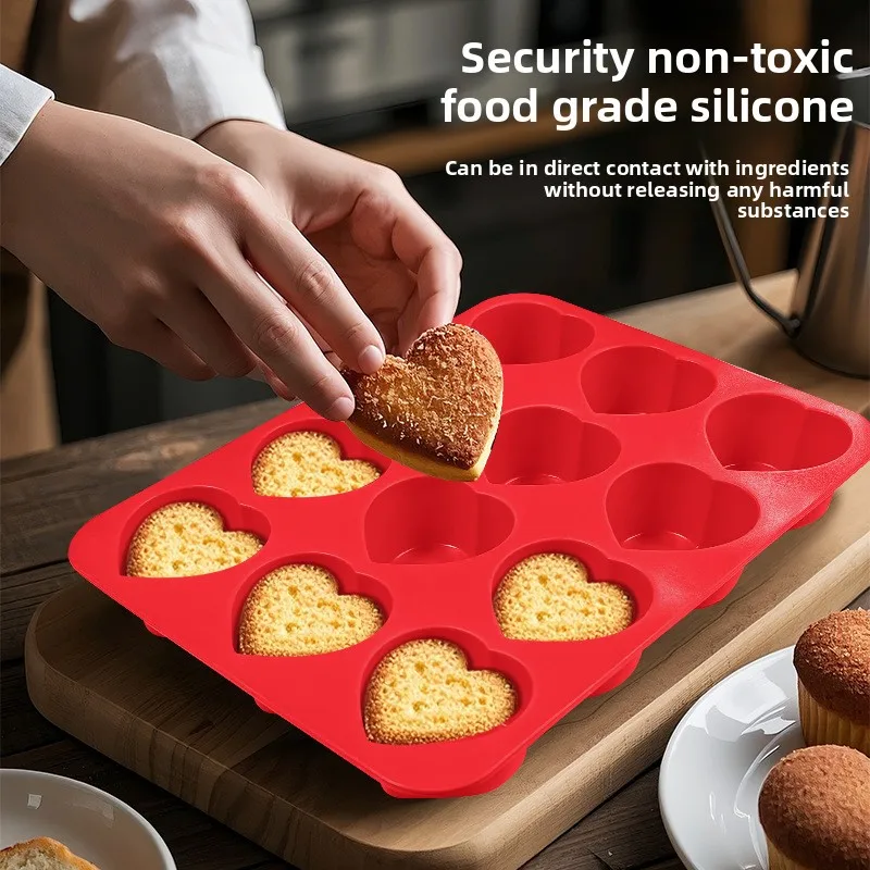 Силиконовая форма в форме сердца с 12 полостями, антипригарная форма для выпечки шоколадных конфет, торта, кекса, легкосъемный подарок на День святого Валентина
Силиконовая форма в форме сердца с 12 полостями, антипригарная форма для выпечки шоколадных конфет, торта, кекса, легкосъемный подарок на День святого Валентина