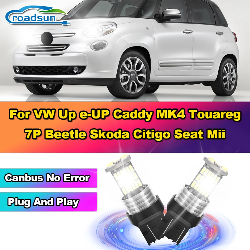 2Pcs 6000K White LED Daytime Running Lamps Bulb High Quality For VW Up e-UP Caddy MK4 Touareg 7P Beetle Skoda Citigo Seat Mii
2Pcs 6000K White LED Daytime Running Lamps Bulb High Quality For VW Up e-UP Caddy MK4 Touareg 7P Beetle Skoda Citigo Seat Mii