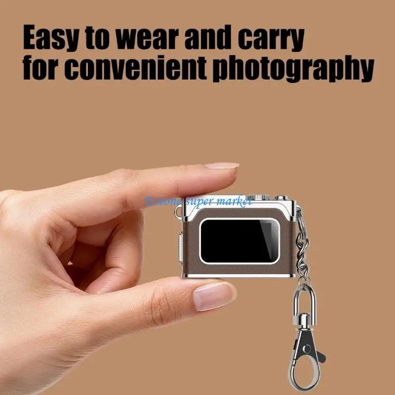 090B Portable Tiny Digital Camera with Metal Keychain Attachment 1080P Recording
090B Portable Tiny Digital Camera with Metal Keychain Attachment 1080P Recording