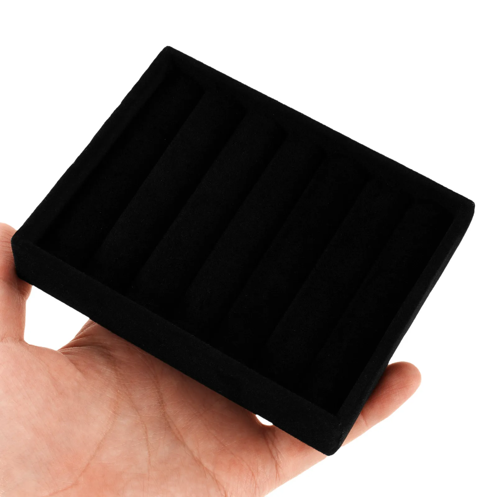 2Pcs Ring Holder Tray Black Jewelry Organizer Display Stand for Rings Earring Studs Jewelry Display Box Ring Holder Tray
2Pcs Ring Holder Tray Black Jewelry Organizer Display Stand for Rings Earring Studs Jewelry Display Box Ring Holder Tray