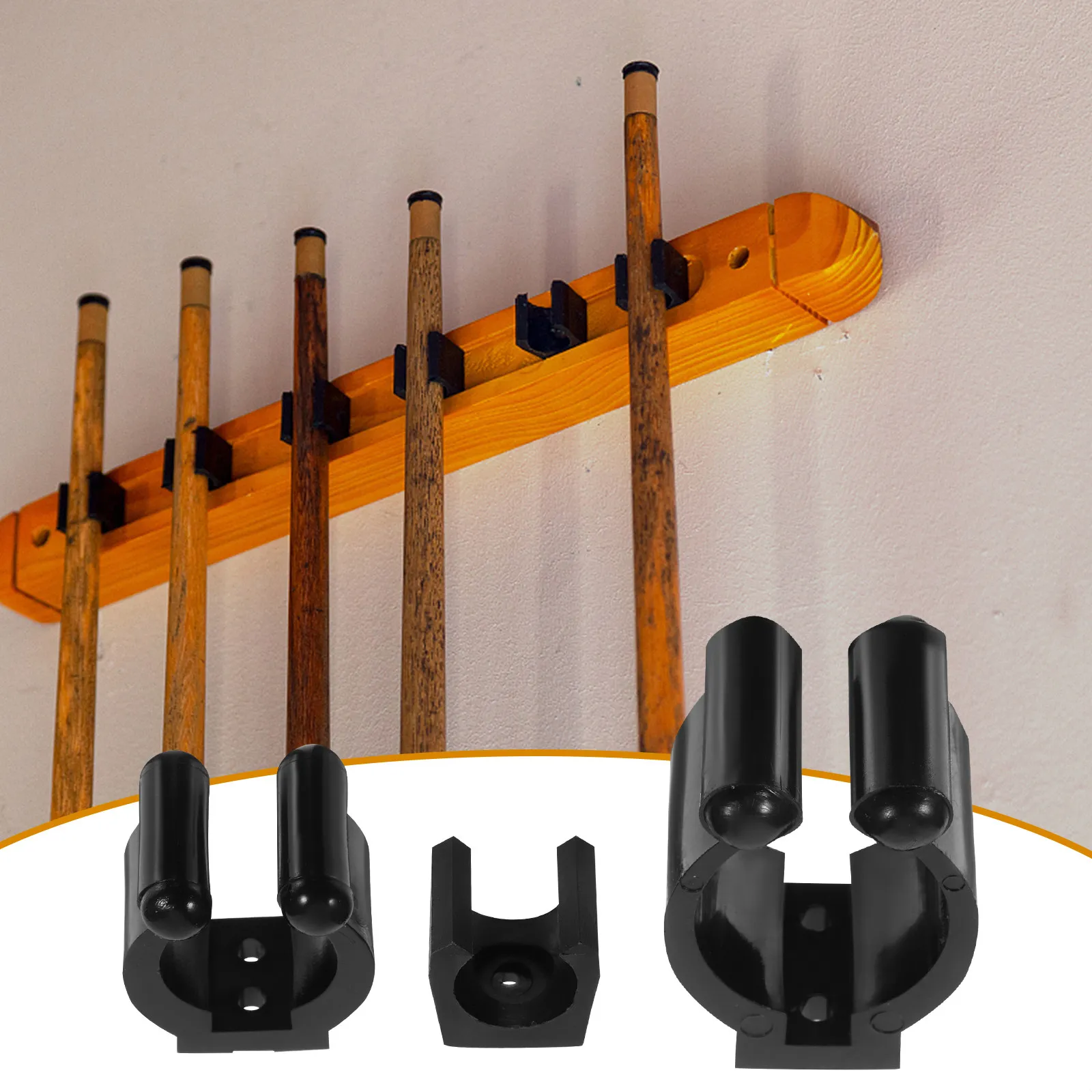 15Pcs Wall Mounted Pool Cue Clamp Secure Locking Fishing Rod Holder Snooker Cue Rack Space Saving Fishing Pole Holders
15Pcs Wall Mounted Pool Cue Clamp Secure Locking Fishing Rod Holder Snooker Cue Rack Space Saving Fishing Pole Holders