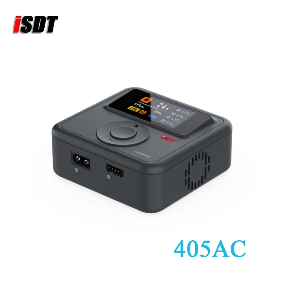 ISDT 405AC 60W 5A Smart Charger XT60 Equipped for 1-4S LiFe LiHV LiPo 1-7S Lead Acid 1-12S NiMH/Cd Battery Efficient Charging
ISDT 405AC 60W 5A Smart Charger XT60 Equipped for 1-4S LiFe LiHV LiPo 1-7S Lead Acid 1-12S NiMH/Cd Battery Efficient Charging