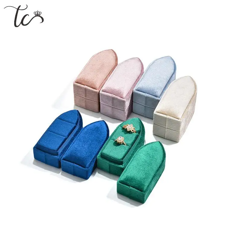 Velvet Bullet Shape Ring Box Jewelry Display Box Ring Stud Storage Display Wedding Proposal Gift Box
Velvet Bullet Shape Ring Box Jewelry Display Box Ring Stud Storage Display Wedding Proposal Gift Box