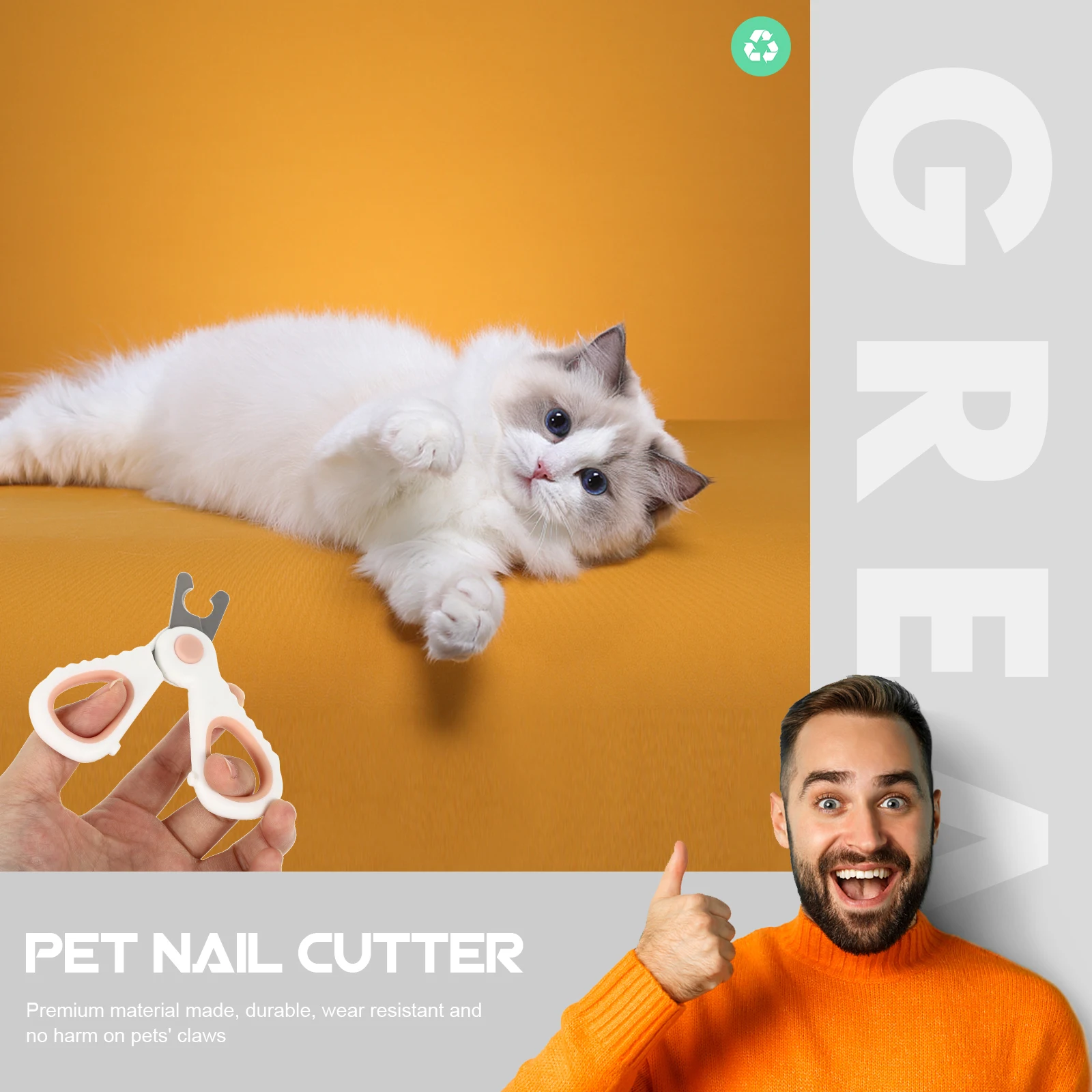 Cat Nail Scissors Pet Trimming Tool Trimmer Sharp Premium Clipper Dog Cutting Plastic Portable
Cat Nail Scissors Pet Trimming Tool Trimmer Sharp Premium Clipper Dog Cutting Plastic Portable