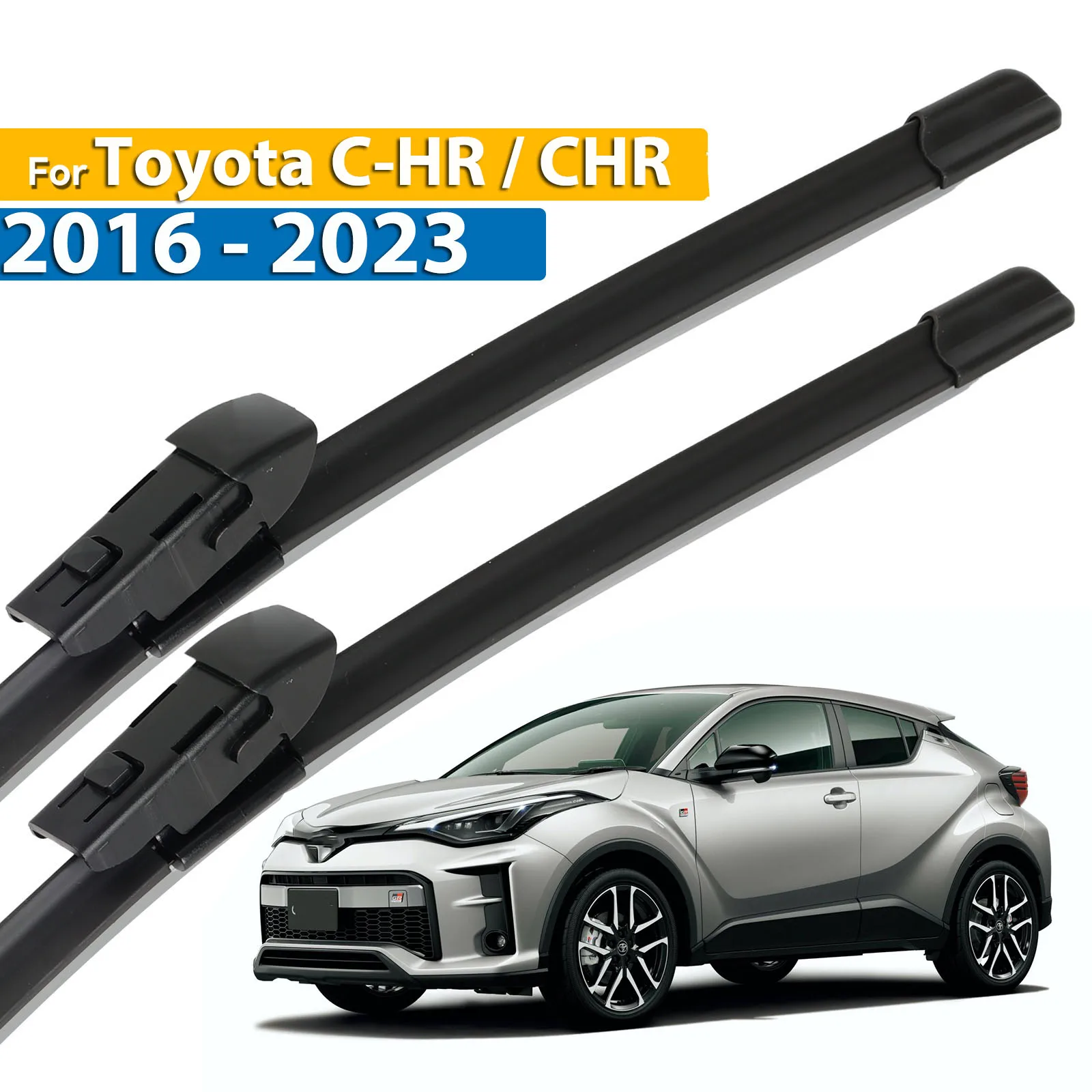Erick's Wiper LHD Front Wiper Blades For Toyota C-HR / CHR 2016 - 2023 Windshield Windscreen Window Car Rain Brushes 26"+16" 
Erick's Wiper LHD Front Wiper Blades For Toyota C-HR / CHR 2016 - 2023 Windshield Windscreen Window Car Rain Brushes 26"+16"