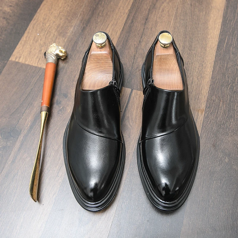 Fashion Men’s Dress Shoes High Quality Social Shoes Male Business Formal Shoes Men Loafers Leather Wedding Shoes For Man Classic
Fashion Men’s Dress Shoes High Quality Social Shoes Male Business Formal Shoes Men Loafers Leather Wedding Shoes For Man Classic