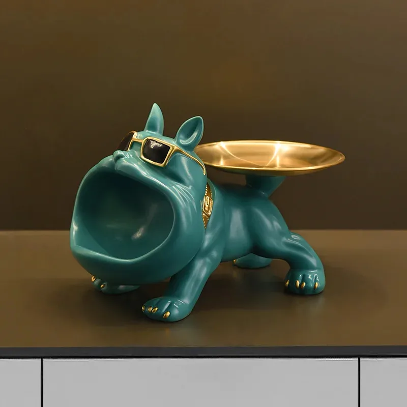 Resin Dog Statue Bulldog Statue Storage Tray Animal Ornament Craft Art Sculpture Statue Dog Sculpture Living Room Decoration
Resin Dog Statue Bulldog Statue Storage Tray Animal Ornament Craft Art Sculpture Statue Dog Sculpture Living Room Decoration