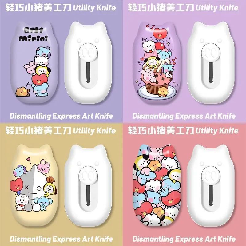 Korean Cute Cartoon Student Art Knife BT21 Peripheral Anime Personality Easy To Carry Practical Disassembly and Delivery Home
Korean Cute Cartoon Student Art Knife BT21 Peripheral Anime Personality Easy To Carry Practical Disassembly and Delivery Home