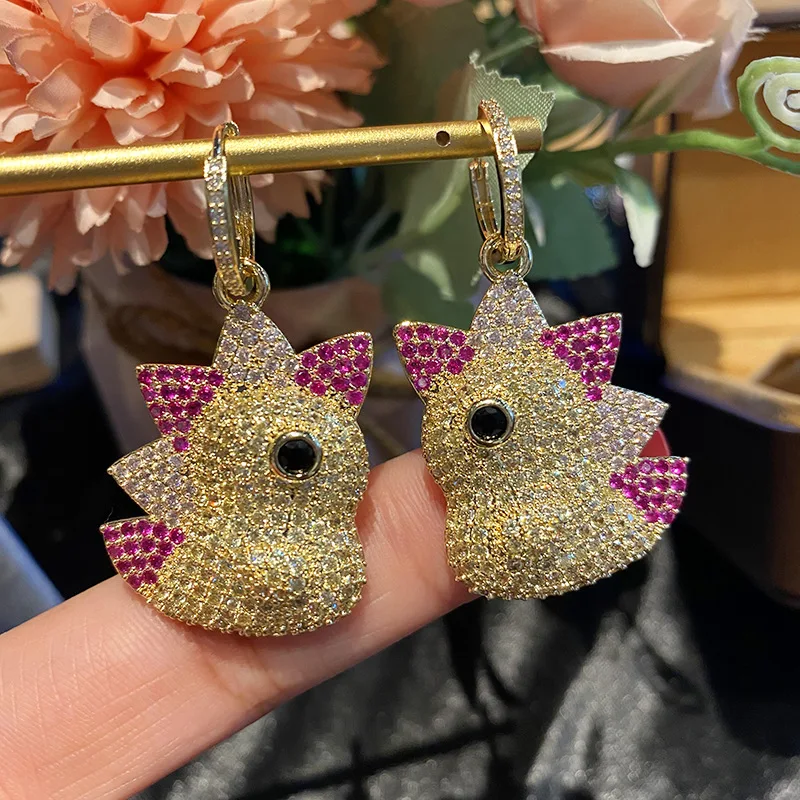 HIBRIDE Charming Multi-coloured Little Monster Design Earrings Women Daily Gift Light Luxury Jewellery Set Banquet Wedding E153
HIBRIDE Charming Multi-coloured Little Monster Design Earrings Women Daily Gift Light Luxury Jewellery Set Banquet Wedding E153