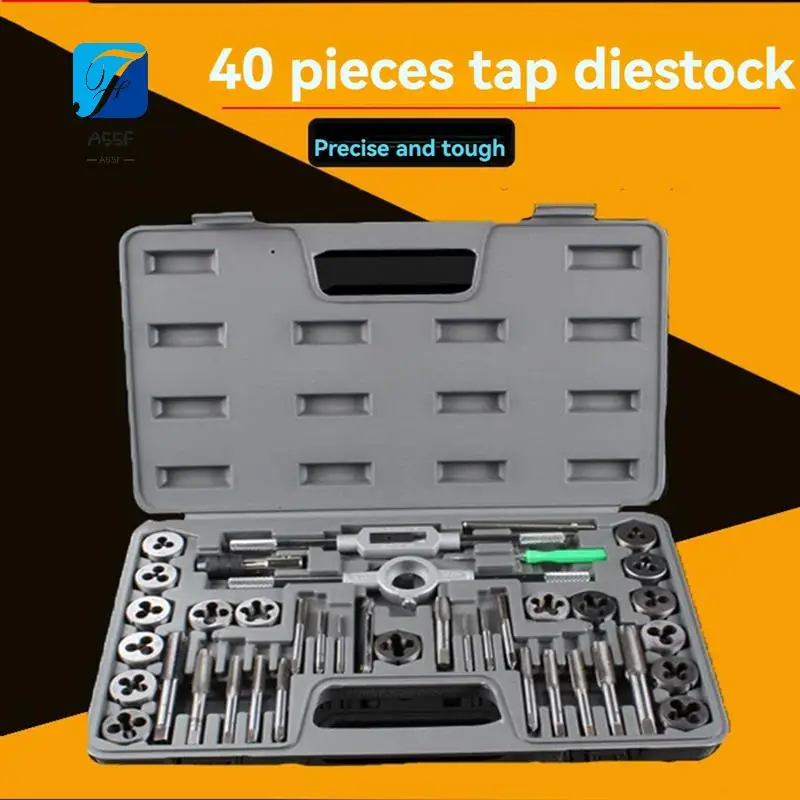 A55F-40 In 1 Tap And Die Set M3-M12 Male Thread Screw Threading Tool Kit Alloy Steel Female Mechanical Professional Tools
A55F-40 In 1 Tap And Die Set M3-M12 Male Thread Screw Threading Tool Kit Alloy Steel Female Mechanical Professional Tools