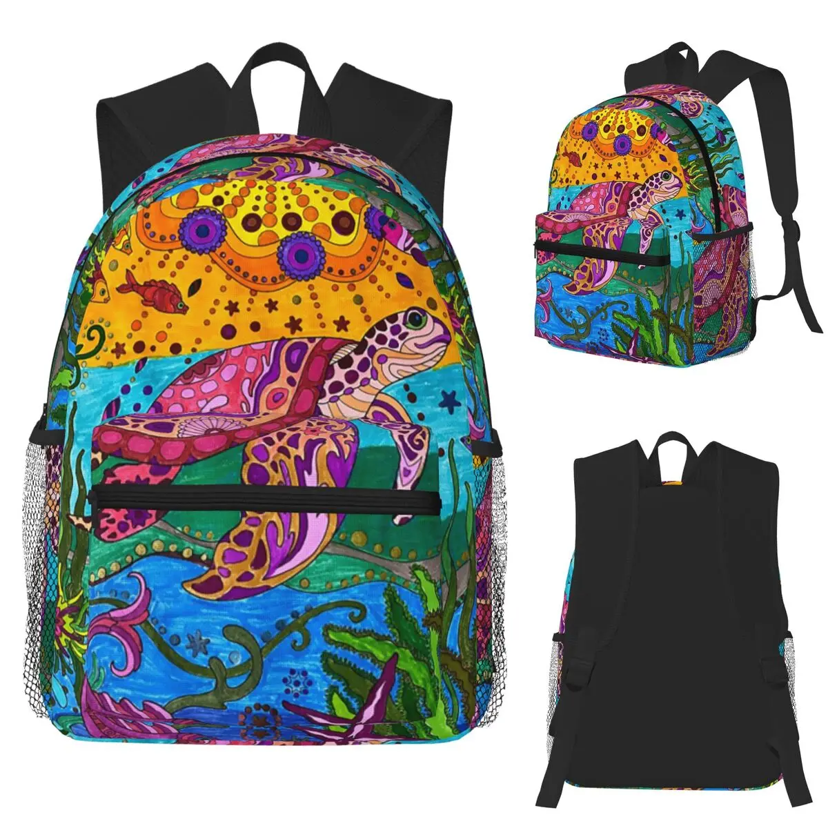 Turtle Pattern Student Backpack School Bag Hiking Travel Daypack for Men Women Fashion Bookbag Shoulder Bags
Turtle Pattern Student Backpack School Bag Hiking Travel Daypack for Men Women Fashion Bookbag Shoulder Bags
