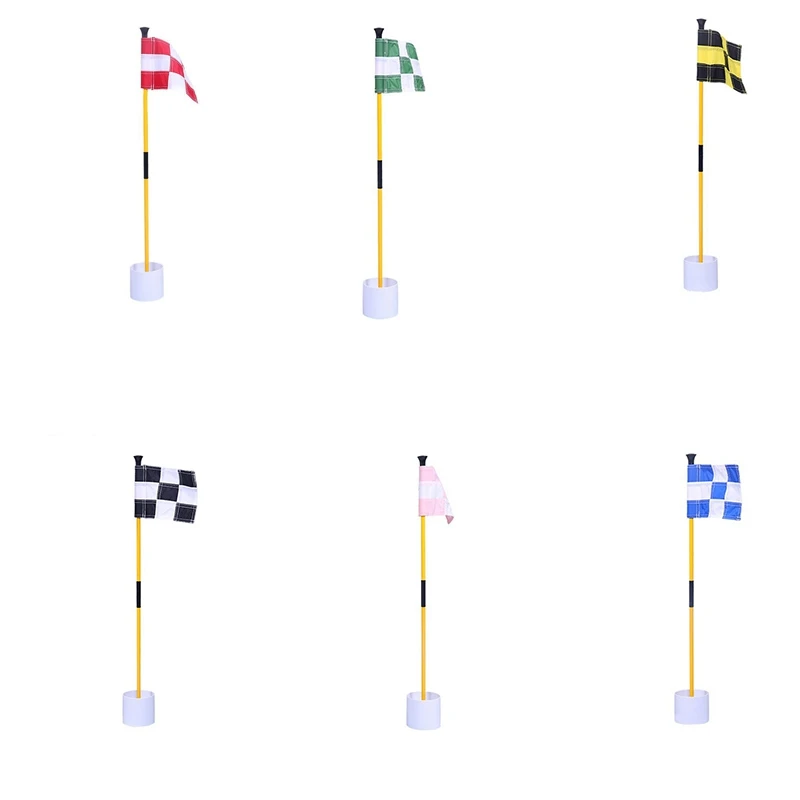 GM-Golf Green Flag, Colorful Two-Section Checkered Green Target Hole Cup Flagpole, Golf Supplies
GM-Golf Green Flag, Colorful Two-Section Checkered Green Target Hole Cup Flagpole, Golf Supplies