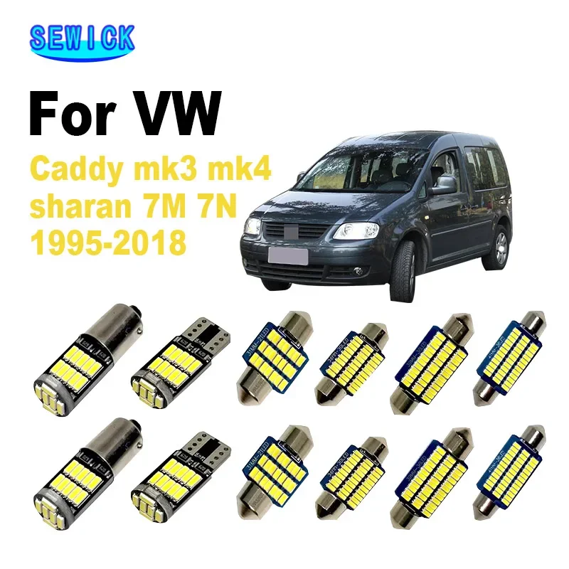 SEWICK For Volkswagen VW Caddy mk3 mk4 Sharan 7M 7N 2005 2007 2013 2015 2016 Vehicle LED Interior Light Kit Car Led Bulbs Canbus
SEWICK For Volkswagen VW Caddy mk3 mk4 Sharan 7M 7N 2005 2007 2013 2015 2016 Vehicle LED Interior Light Kit Car Led Bulbs Canbus