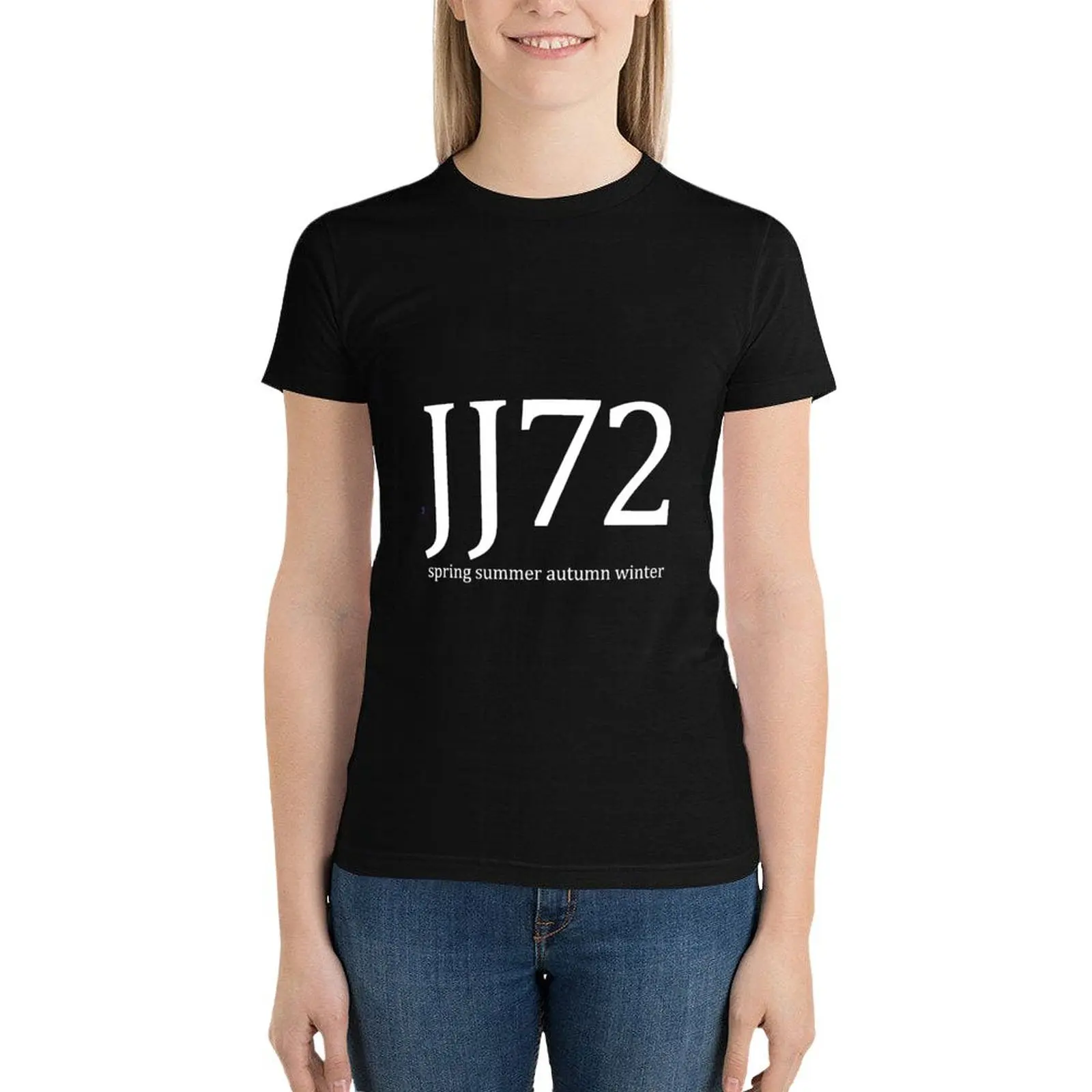 JJ72 spring summer autumn winter T-Shirt cute clothes Female clothing black t-shirts for Women
JJ72 spring summer autumn winter T-Shirt cute clothes Female clothing black t-shirts for Women