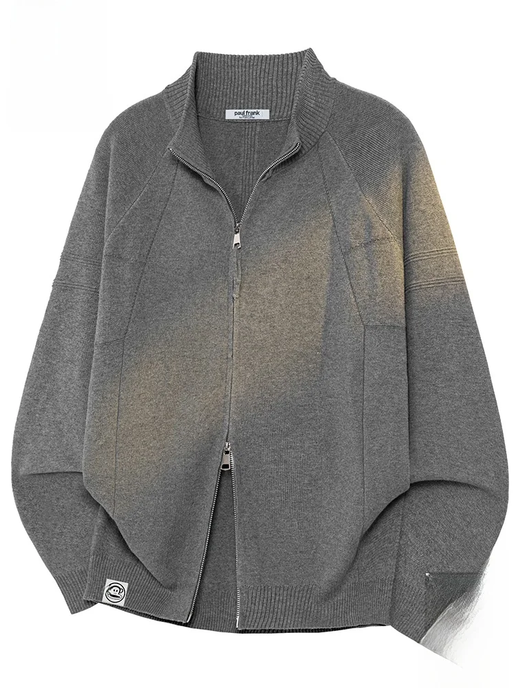 Мужской повседневный вязаный свитер Paul Frank с воротником-стойкой, теплый, в американском стиле, осенний, модный, из полиэфирного волокна, с длинными рукавами, на молнии
Мужской повседневный вязаный свитер Paul Frank с воротником-стойкой, теплый, в американском стиле, осенний, модный, из полиэфирного волокна, с длинными рукавами, на молнии