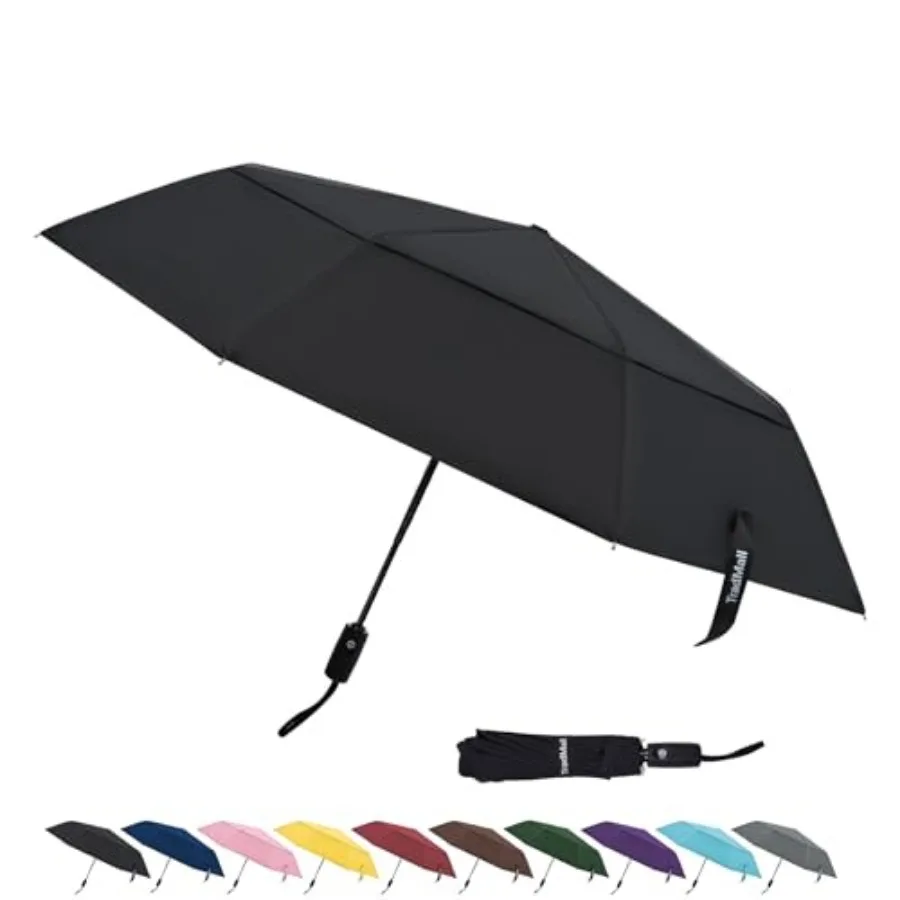 Travel Umbrella, / Double Vented Canopy Windproof Automatic Strong Compact Folding Umbrellas for Rain Women and Men
Travel Umbrella, / Double Vented Canopy Windproof Automatic Strong Compact Folding Umbrellas for Rain Women and Men