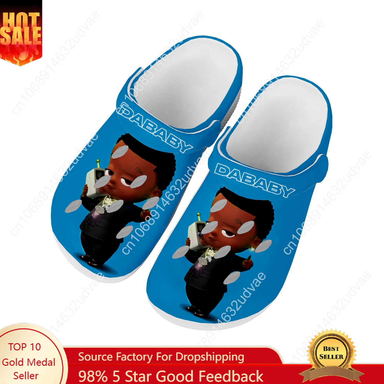 DaBaby Water Shoes Men Women Teenager Non-slip Fashion Home Garden Clogs Custom Sandals Beach Breathable Hole Slippers
DaBaby Water Shoes Men Women Teenager Non-slip Fashion Home Garden Clogs Custom Sandals Beach Breathable Hole Slippers