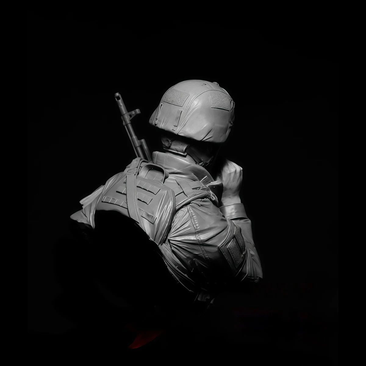 1/10 resin unpainted model kit, military theme, half figure. Modern Russian soldier, unassembled and unpainted GK
1/10 resin unpainted model kit, military theme, half figure. Modern Russian soldier, unassembled and unpainted GK