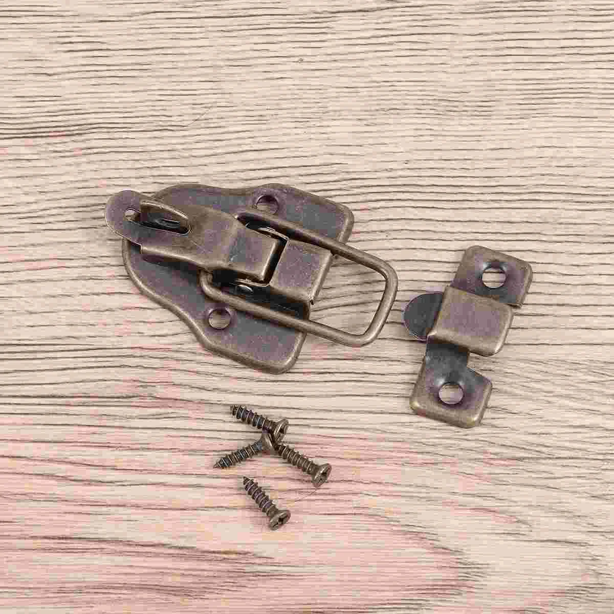6pcs Jewelry Box Latches Wooden Gift Lock Alloy Latch Hook Locks Durable Steel Hardware Small Box Packing Buckle
6pcs Jewelry Box Latches Wooden Gift Lock Alloy Latch Hook Locks Durable Steel Hardware Small Box Packing Buckle