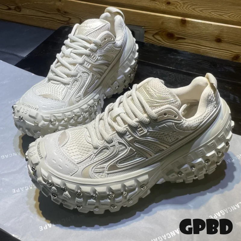 GPBD Rivet Low-top Distressed Dad Shoes for Women, Summer 2025, Height-increasing Thick-soled Casual Sports, Trendy and Cool
GPBD Rivet Low-top Distressed Dad Shoes for Women, Summer 2025, Height-increasing Thick-soled Casual Sports, Trendy and Cool