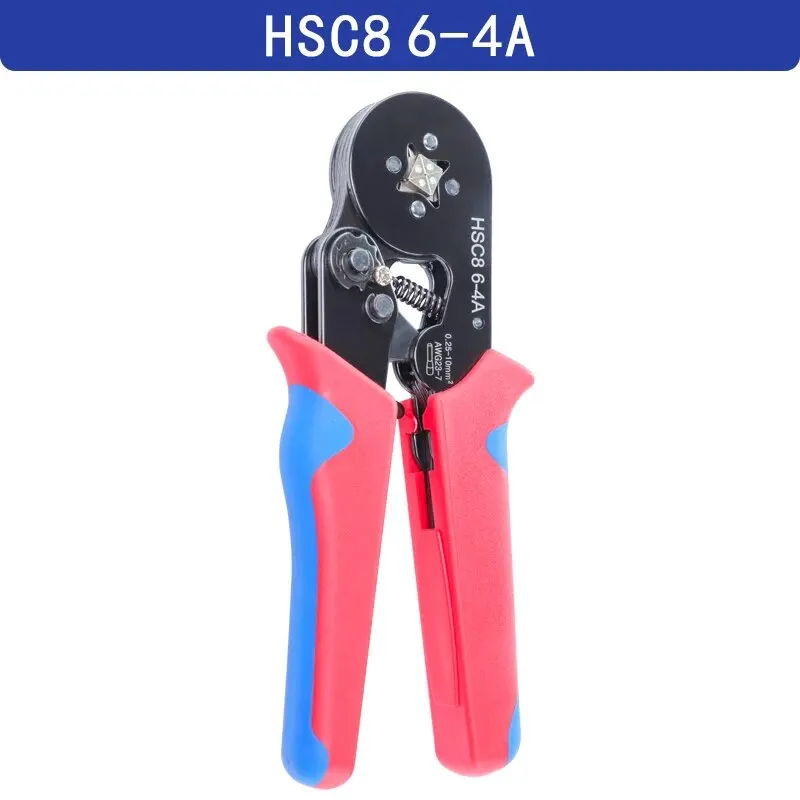Self-Adjustable AWG23-7/0.25-10mm2 Square Ratcheting Wire Crimping Plier End-Sleeves Ferrule Crimping Tools HSC8 6-4A
Self-Adjustable AWG23-7/0.25-10mm2 Square Ratcheting Wire Crimping Plier End-Sleeves Ferrule Crimping Tools HSC8 6-4A