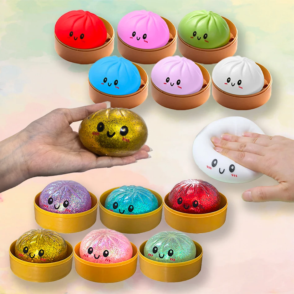 Dumpling Sensory Squeeze Toys Smile Face Dumpling Anti-Stress Ball Soft Fidget Mystery Squishy Tabas Bun Slow Rebound Sqush Toys
Dumpling Sensory Squeeze Toys Smile Face Dumpling Anti-Stress Ball Soft Fidget Mystery Squishy Tabas Bun Slow Rebound Sqush Toys