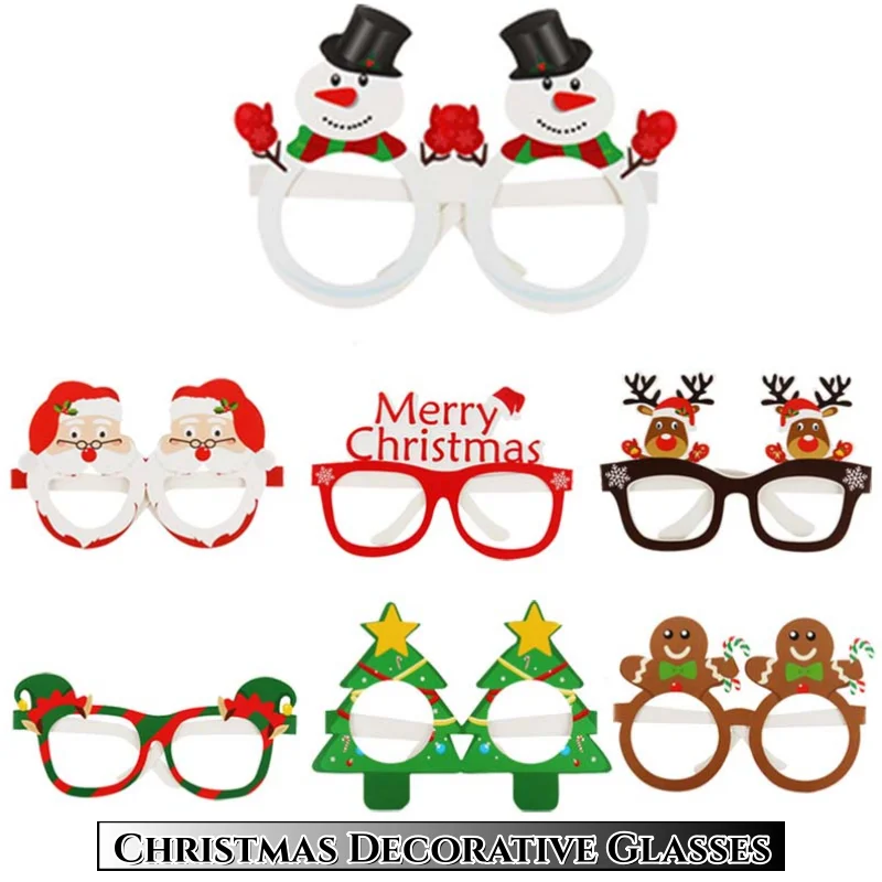 New 9PCS/Set Cute Funny Paper Glasses Christmas Children's Party Photography Props Claus Snowman Tree Unisex Eyeglasses
New 9PCS/Set Cute Funny Paper Glasses Christmas Children's Party Photography Props Claus Snowman Tree Unisex Eyeglasses