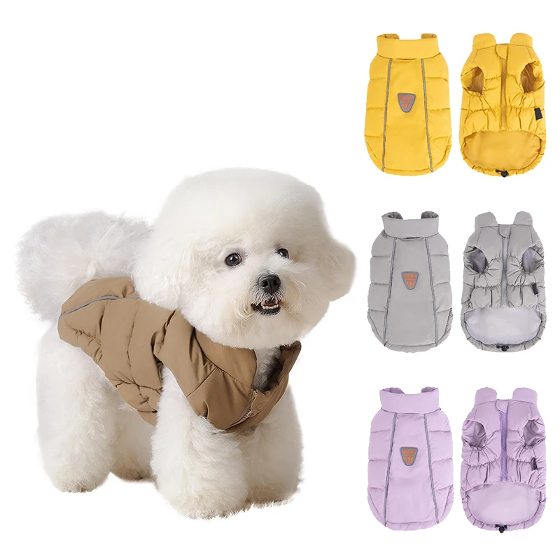 Warm And Thick Dog Cotton Coat Vest Soft Pet Jacket Puppy Chihuahua Poodle Pug Turtleneck Outfit French Bulldog Clothes  
Warm And Thick Dog Cotton Coat Vest Soft Pet Jacket Puppy Chihuahua Poodle Pug Turtleneck Outfit French Bulldog Clothes 